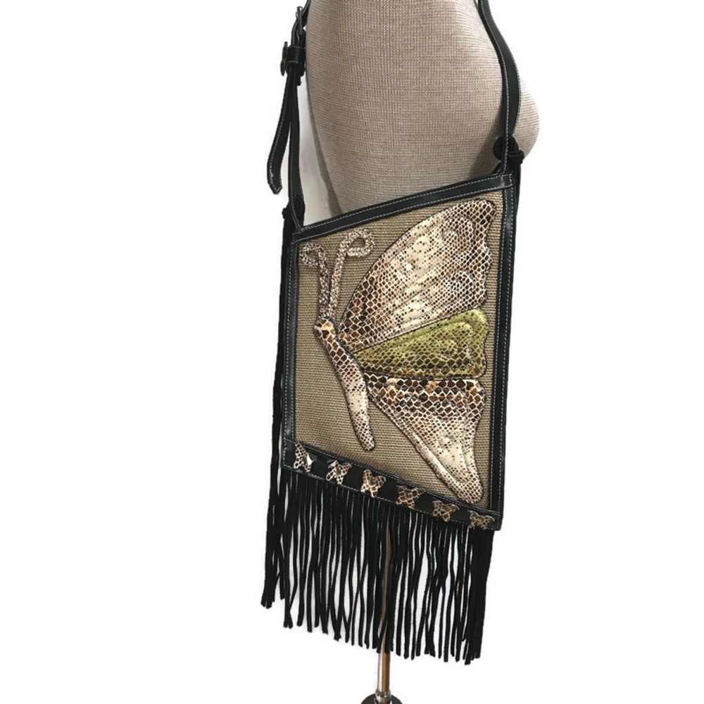 INS Purse Butterfly Shoulder bag, Suede Fringes